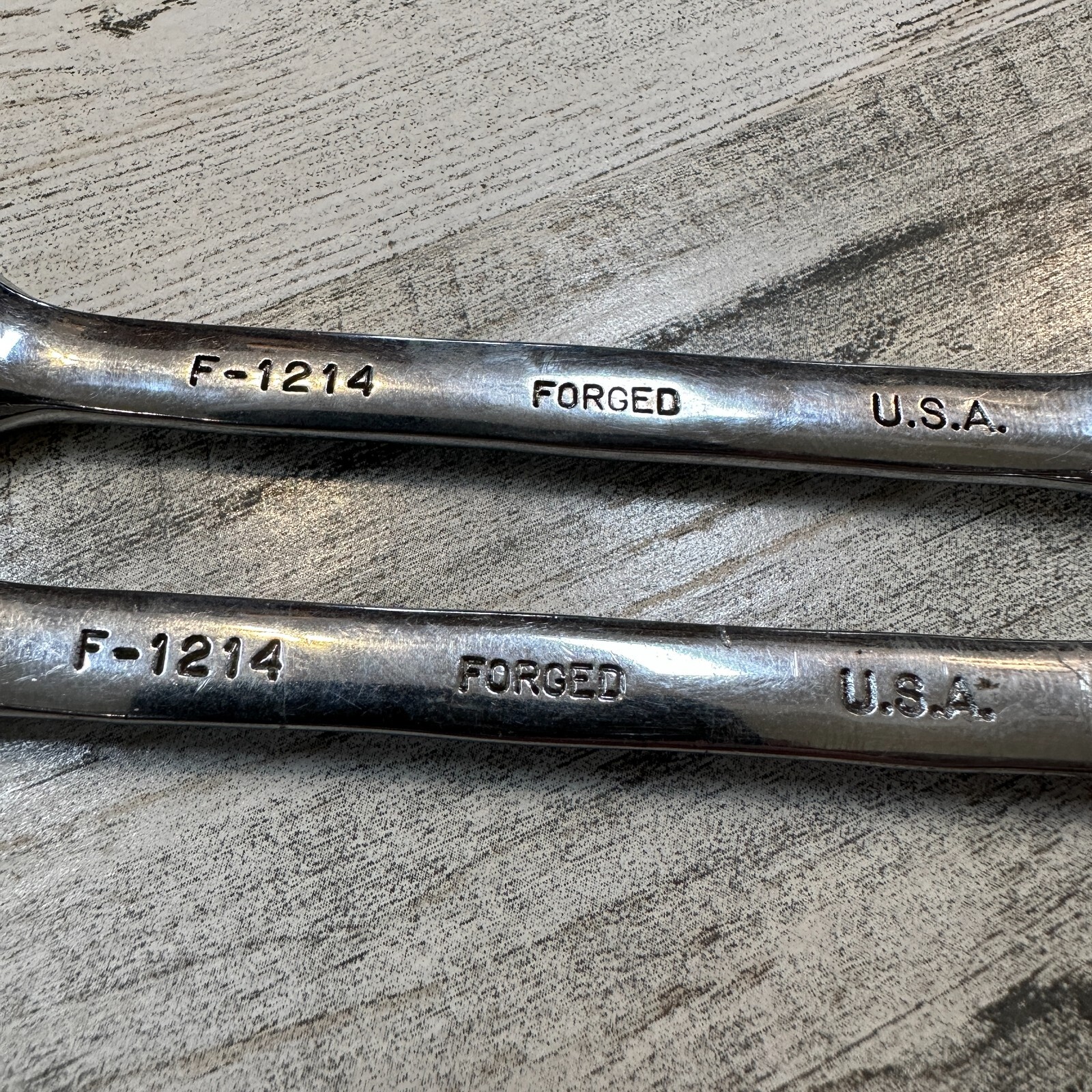 Easco USA 7/16" X 3/8" 6 Point Flare Nut Line Wrench 60114 Lot of 2