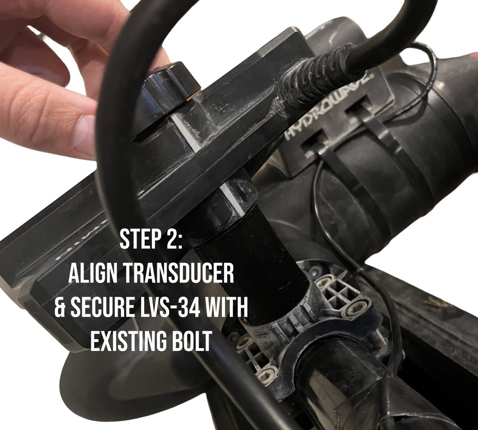 LVS-34 0° Mount Extension For Garmin Livescope -Fits Stock 8° Mount- LVS34 only