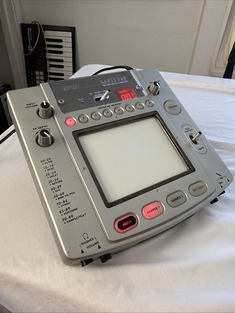 Korg KAOSS PAD KP2 Dynamic Effects Controller DJ Touch Pad FX w/ Power Supply
