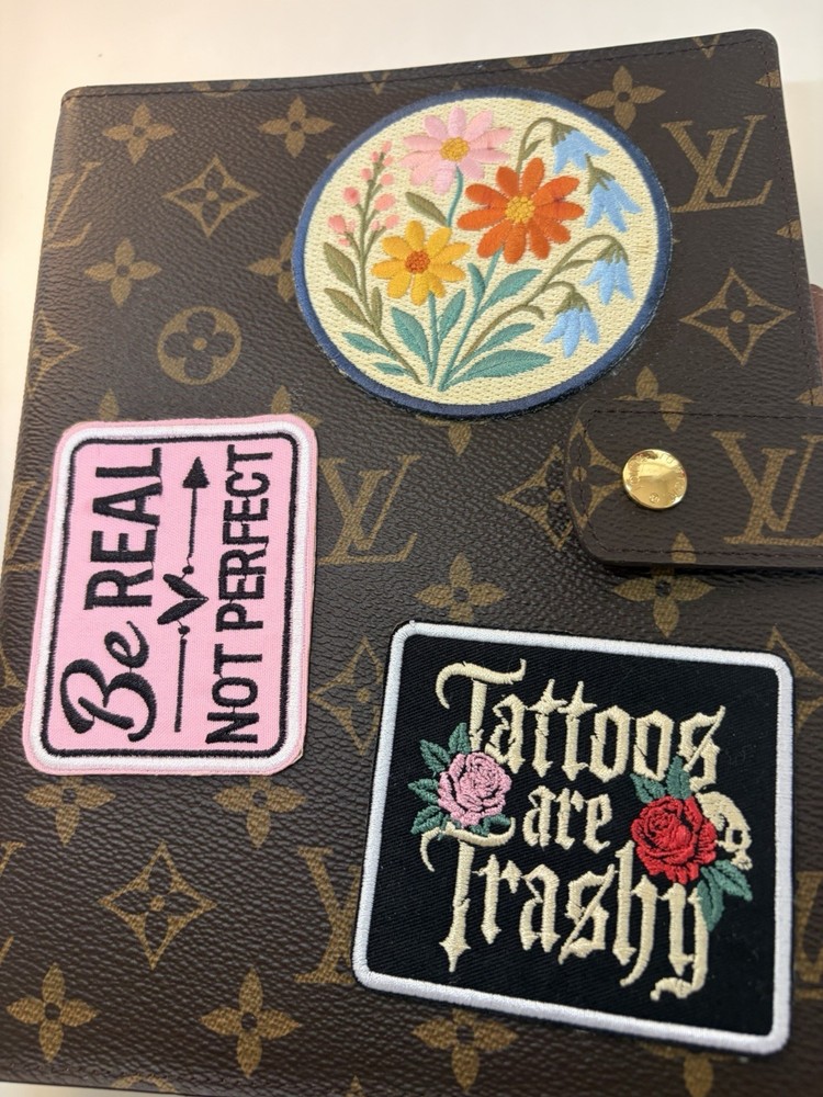 Authentic Louis Vuitton Large Ring Agenda Customized