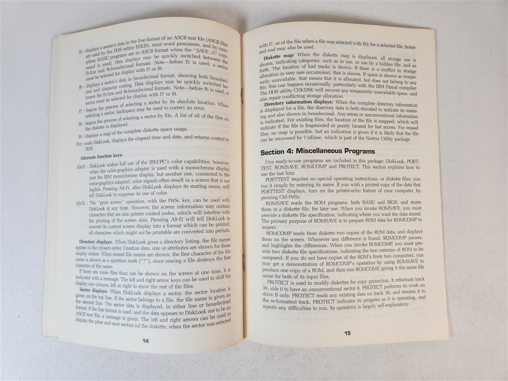 Documentation For Programming Access Tools To Accompany... Inside the IBM PC