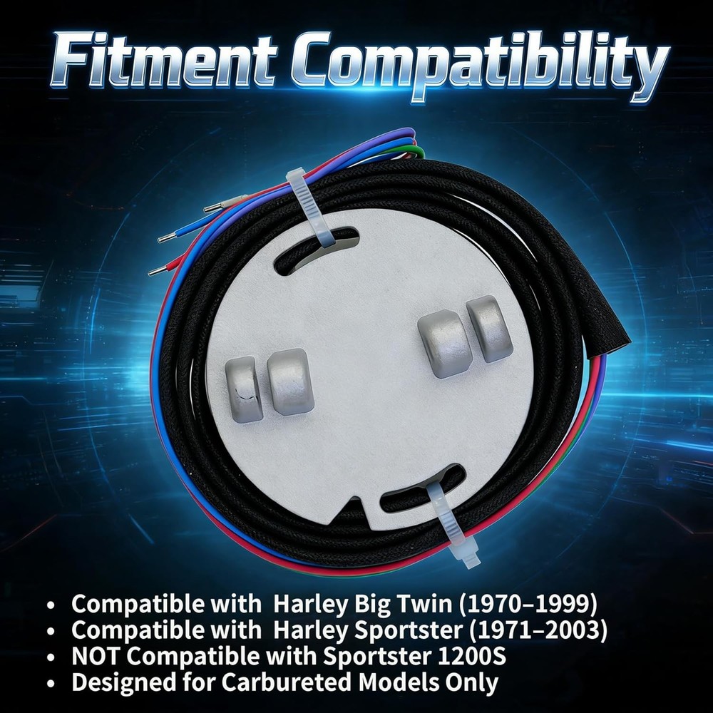 Electronic Ignition Module 53-644 For Harley Dyna 2000i Programmable Single Fire