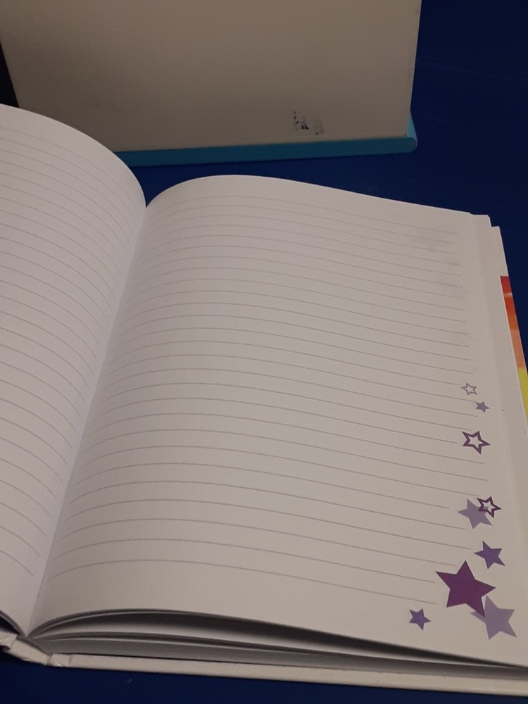 Justice Rainbow Stitch Bound Journal/Diary!