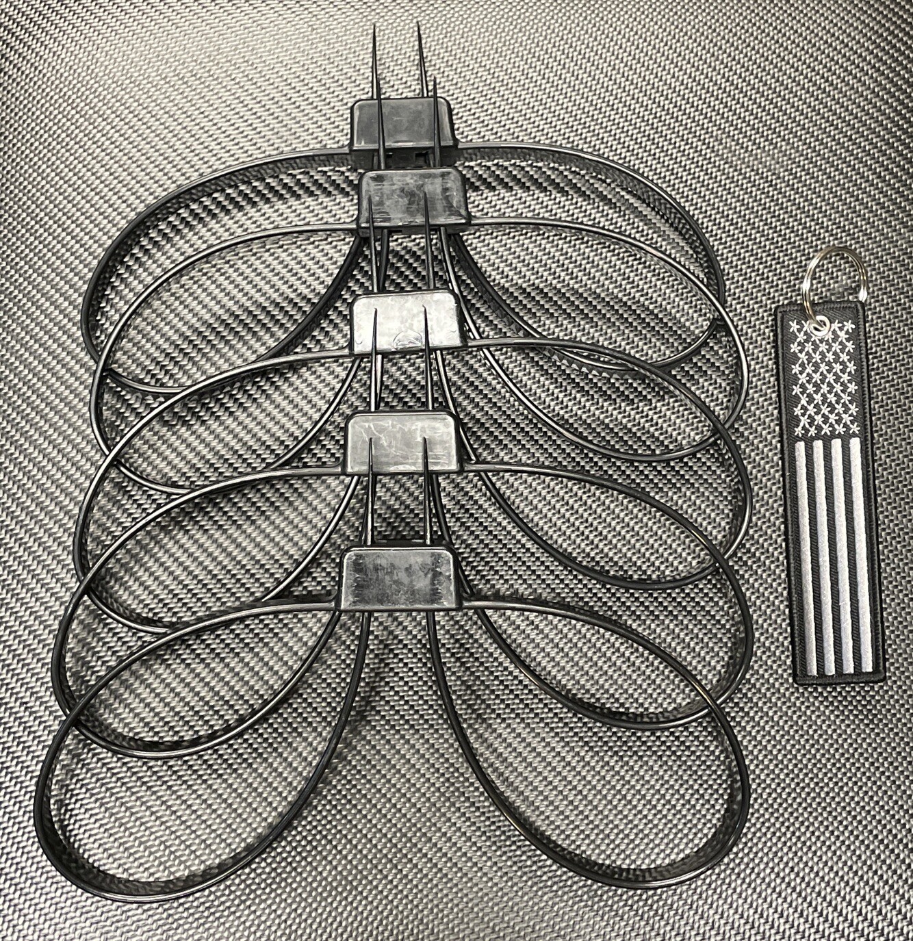 5 Pack Zip Tie Hand Flex Cuffs 250lb Tensile Strength Combat Vet Approved