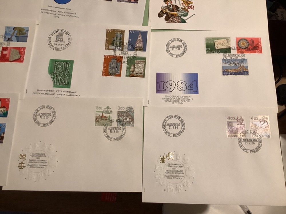 Switzerland postal covers 16 items Ref A2165