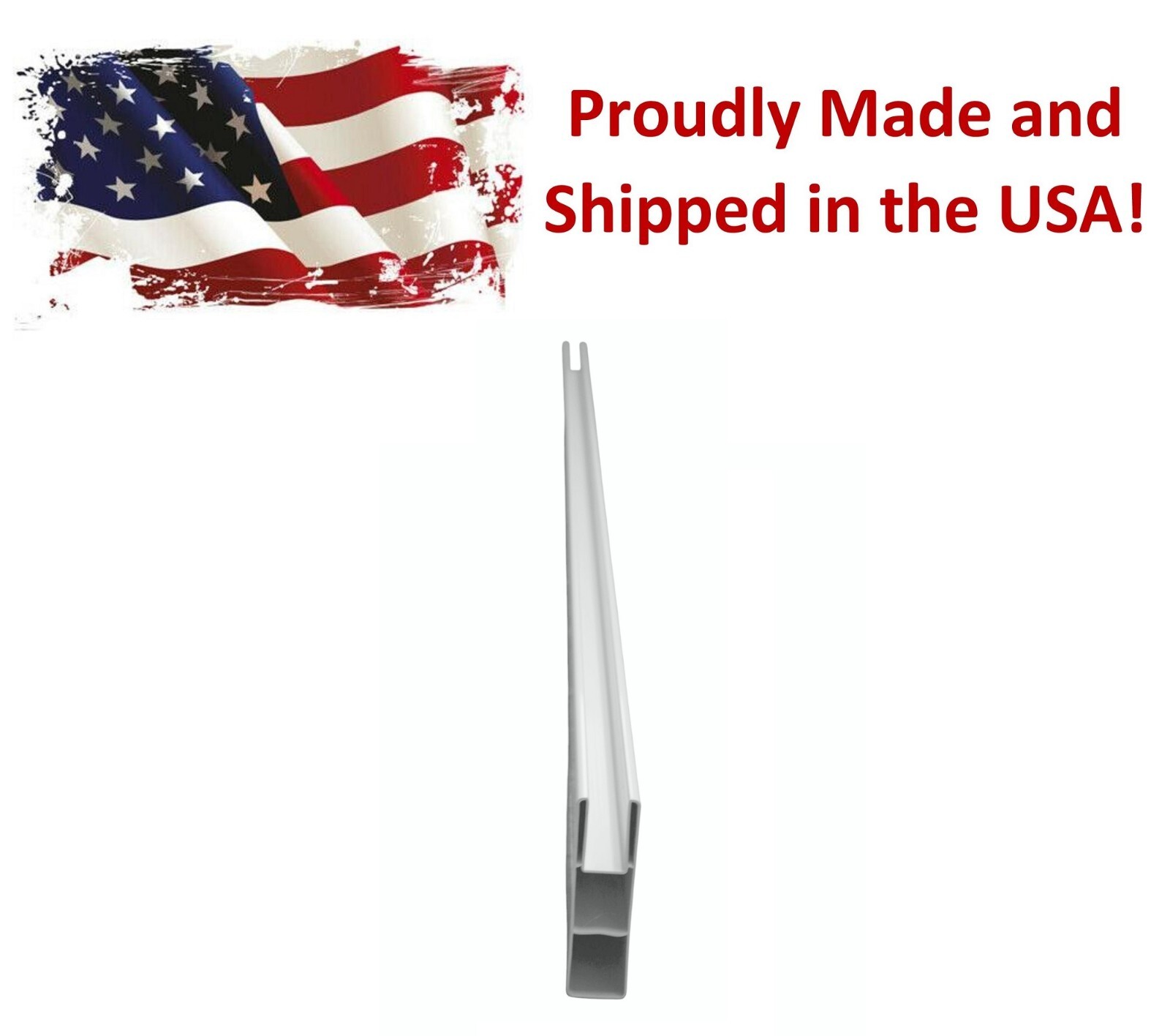 6ft Vinyl Privacy Fence Pocket Rails