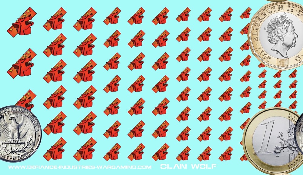 Clan Wolf - Waterslide Decals for Battletech