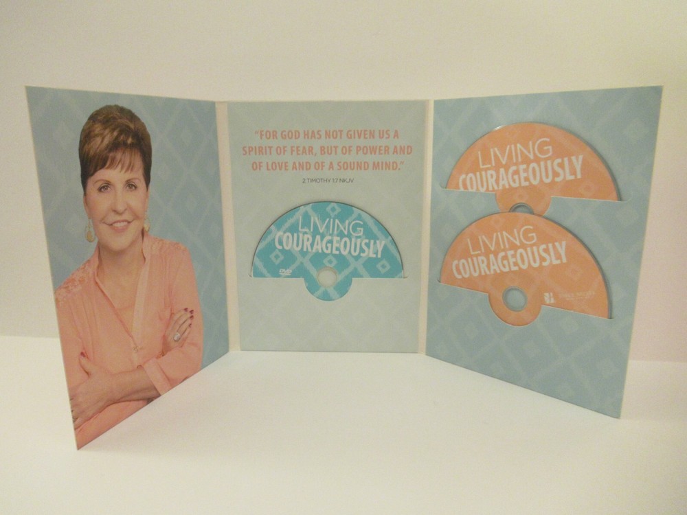 Joyce Meyer - Living Courageously (DVD + CD) 3-Disc Set