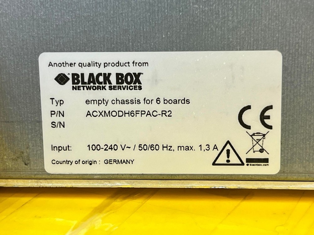 BLACK BOX ACXMODH6FPAC-R2 SERVSWITCH DKM NETWORK MODULAR EXTENDER DVI/USB