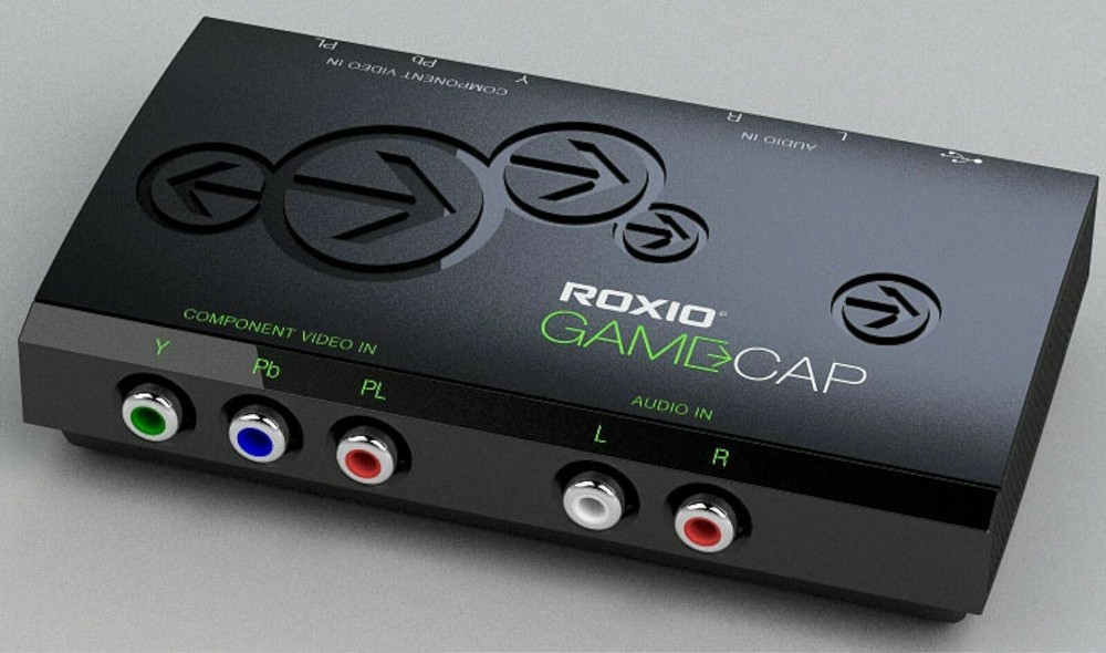 Roxio HU348-E Standard Component Cable Game Capture Device Software PS3 Xbox 360