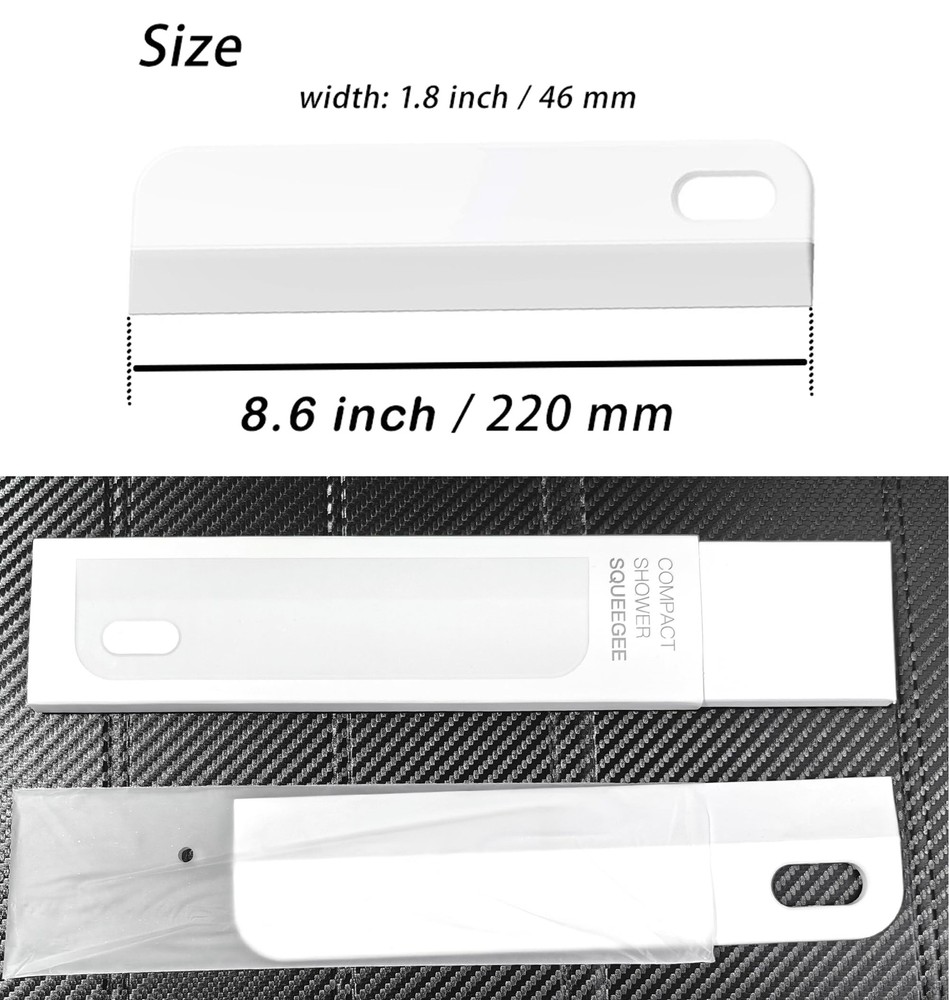 Mini Soft Rubber Window Squeegee Window Scrubber Scraper Glass Cleaning Squee...