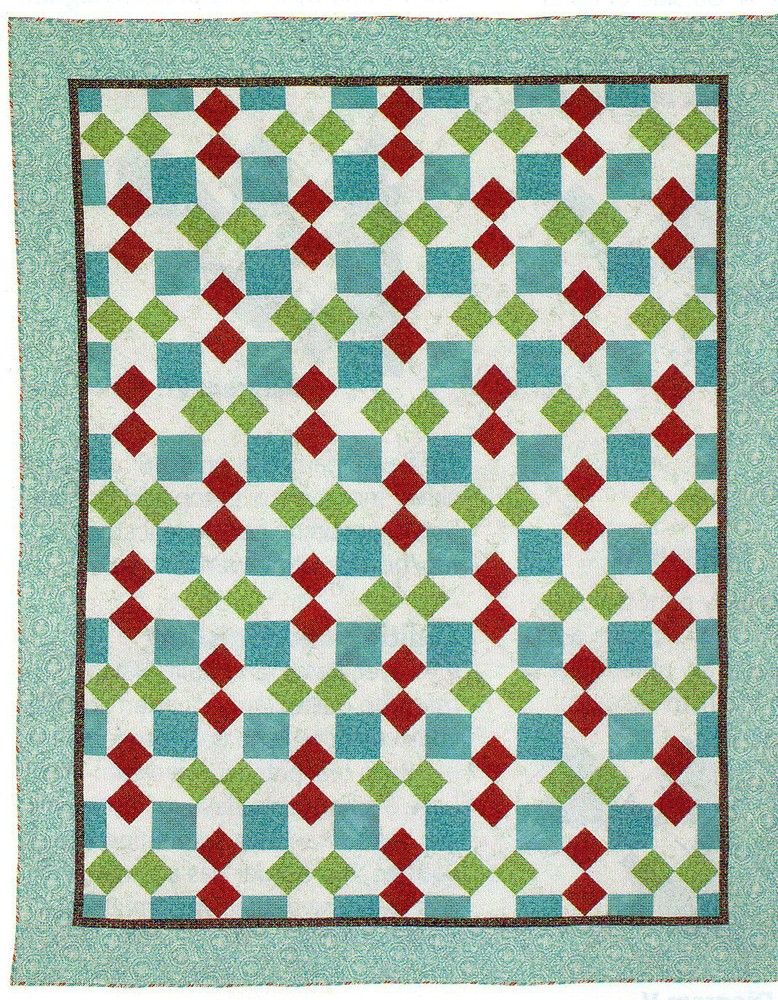Holiday Ribbons Quilt Pattern Pieced JH
