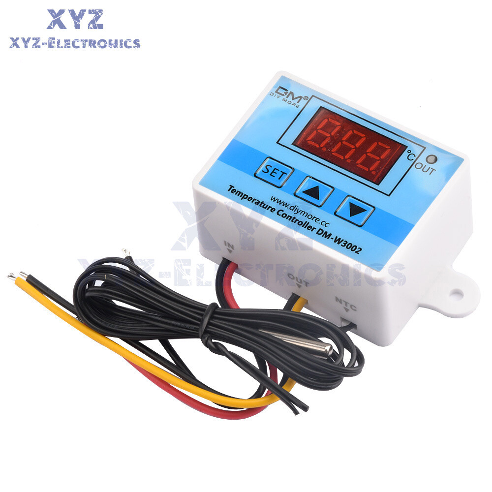 W3002 AC 110-220V Digital Temperature Controller Microcomputer Thermostat Probe