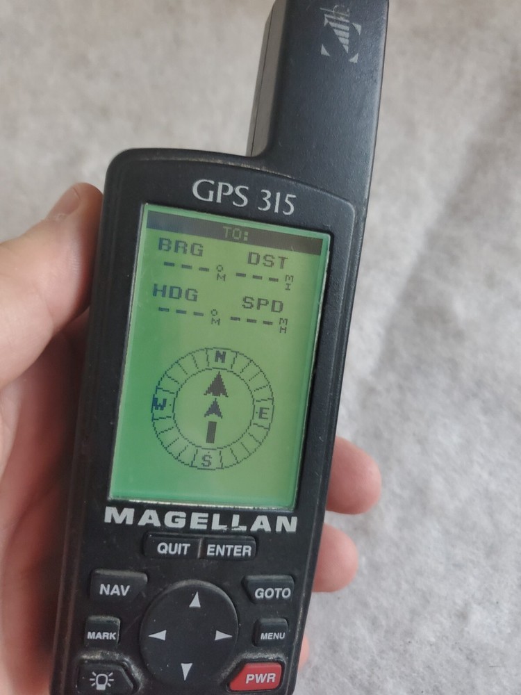 Magellan GPS 315 Handheld GPS Portable Receiver Working