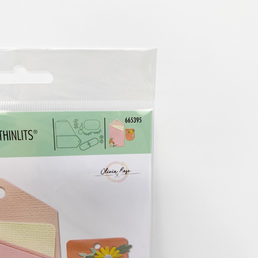 Sizzix Thinlits Interactive Tags Metal Cutting Dies by Olivia Rose 665395 New