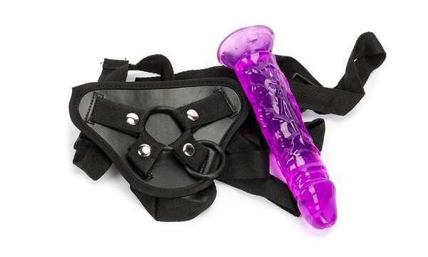 Dildo Beginner Couple Strap-on Harness with Silicone G-spot Anal-Dong Sex Toy