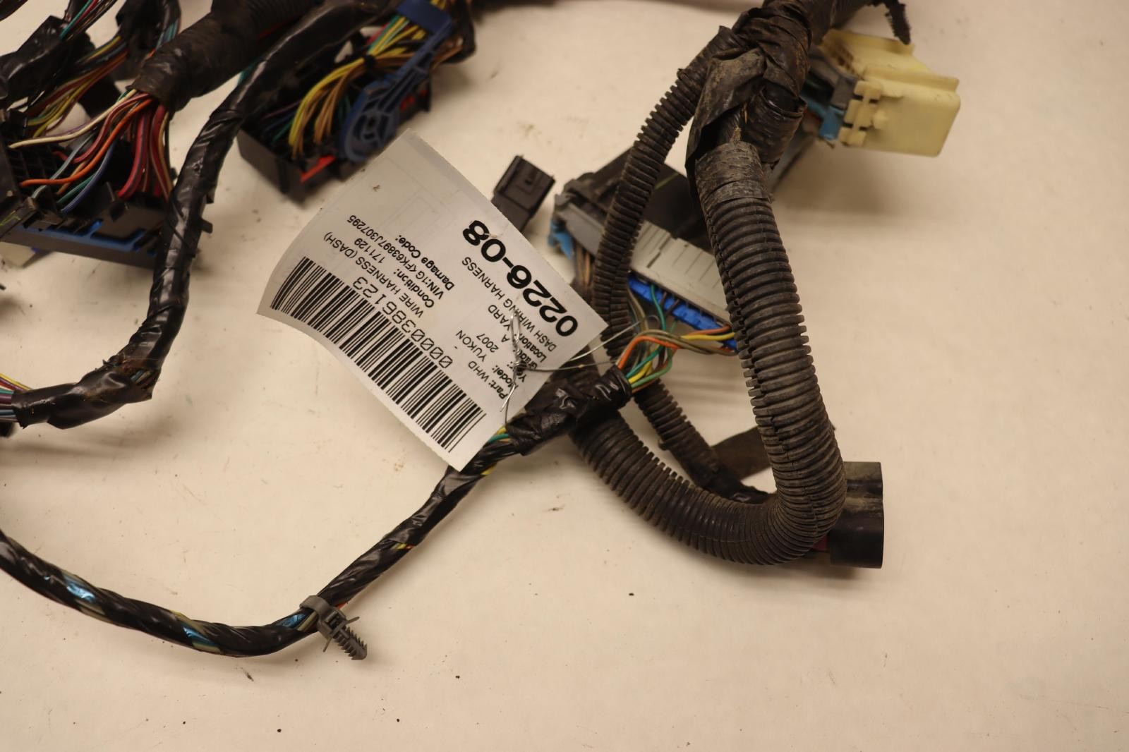 2007 GMC YUKON DENALI 6.2L DASH DASHBOARD WIRE WIRING HARNESS OEM