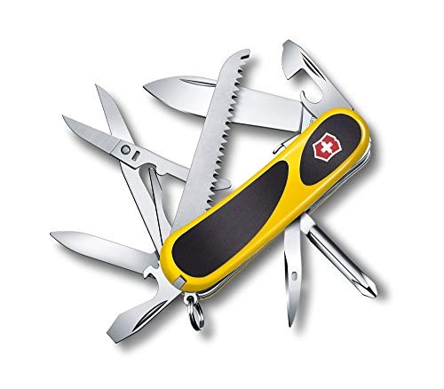 Victorinox Evolution S18 Grip Yellow & Black Swiss Army Knife 2.4913.SC8
