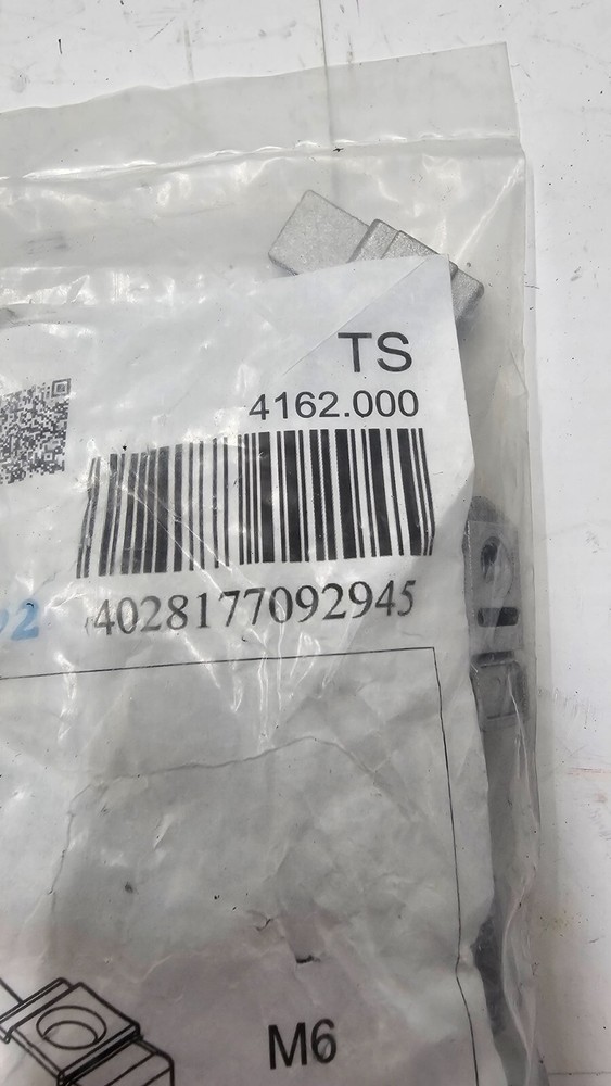 (QTY 100) Rittal Threaded Blocks 4162000 Rectangular System Punching 12.5x10.5mm