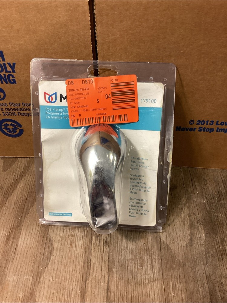 Moen Posi-Temp Handle Kit 179100 MISSING PARTS HANDLE ONLY