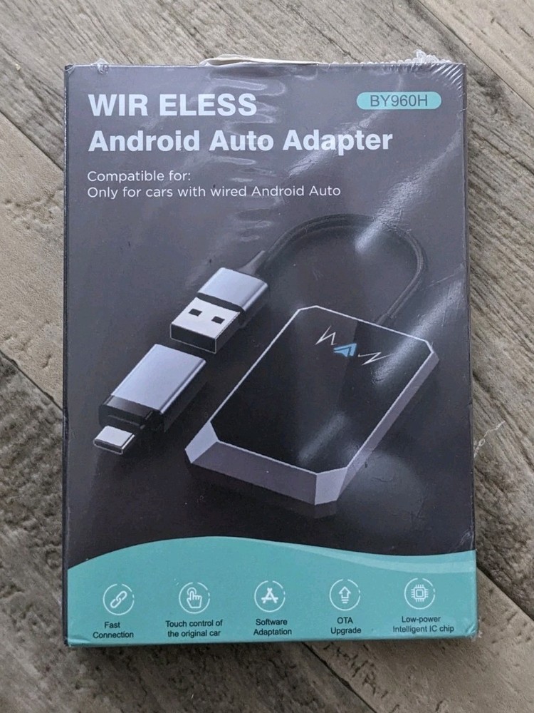 Wireless Android Auto Adapter, BY960H New Sealed Android 11 Or Later