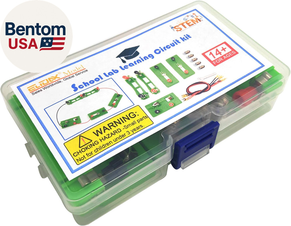 Physics Science Lab Learning Circuit Kit,Electricity Experiment Set,Building Cir