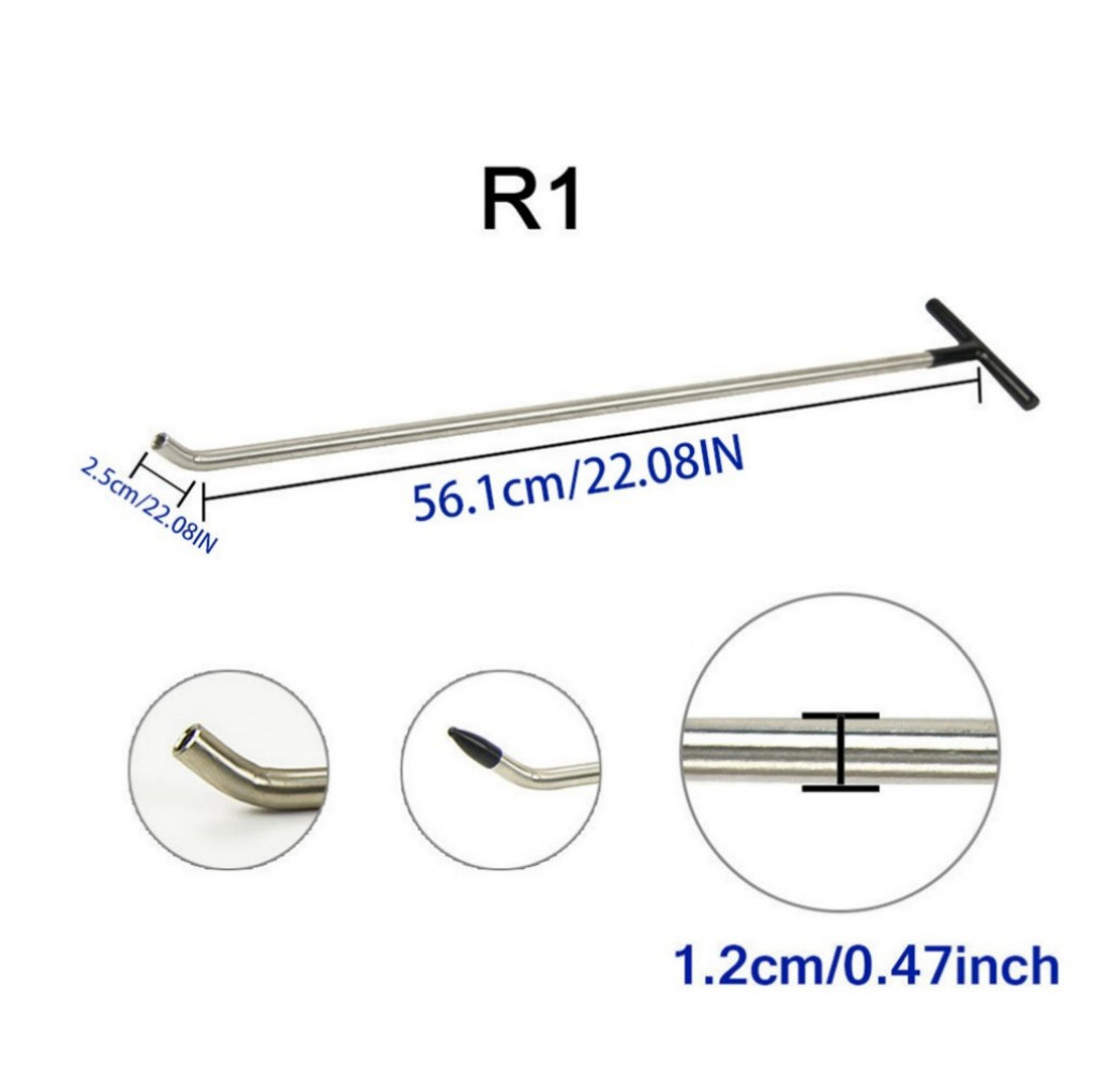 Kits Dent Push Rods Tools N8S8 Car Repair Tools Paintless Dent Removal Tools US