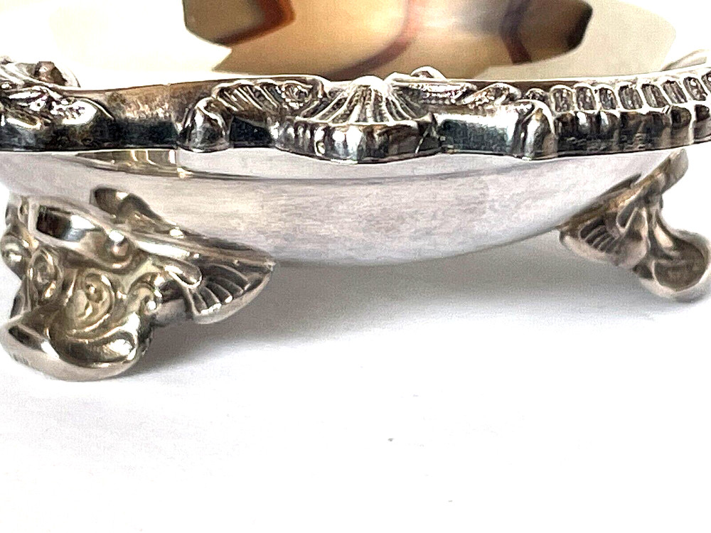 Lancaster EPCA Silver Plate by Poole Heavy 7" Relish or Candy Dish