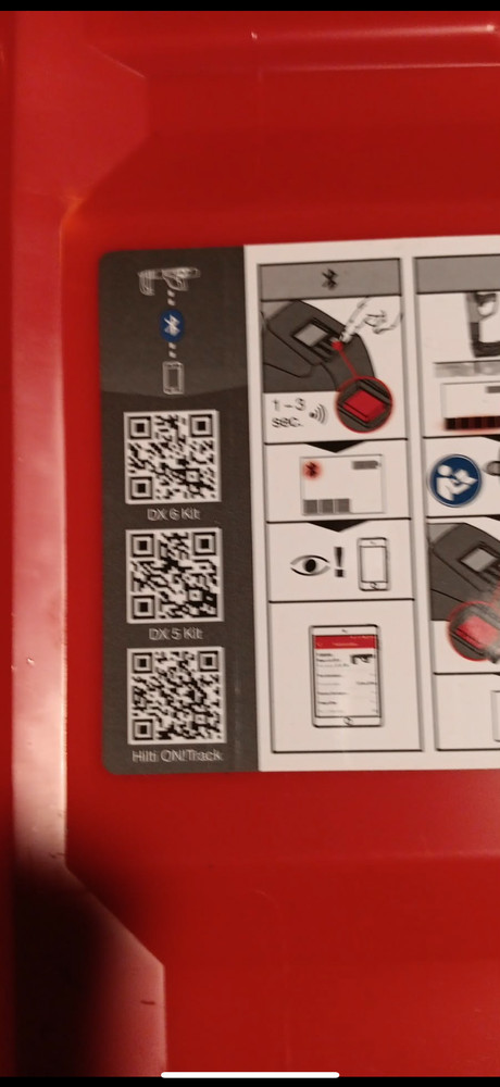 hilti tools used