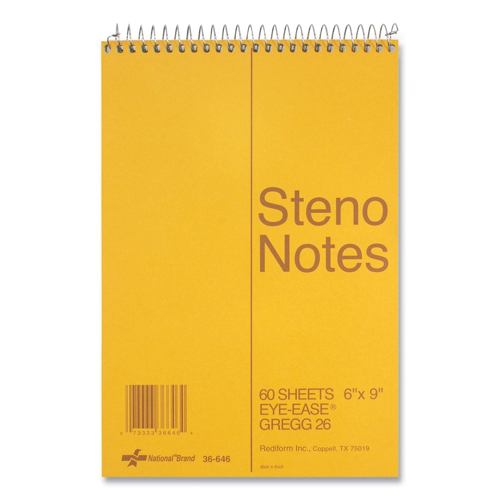 Steno Notes 6"X9" 60 Sheets