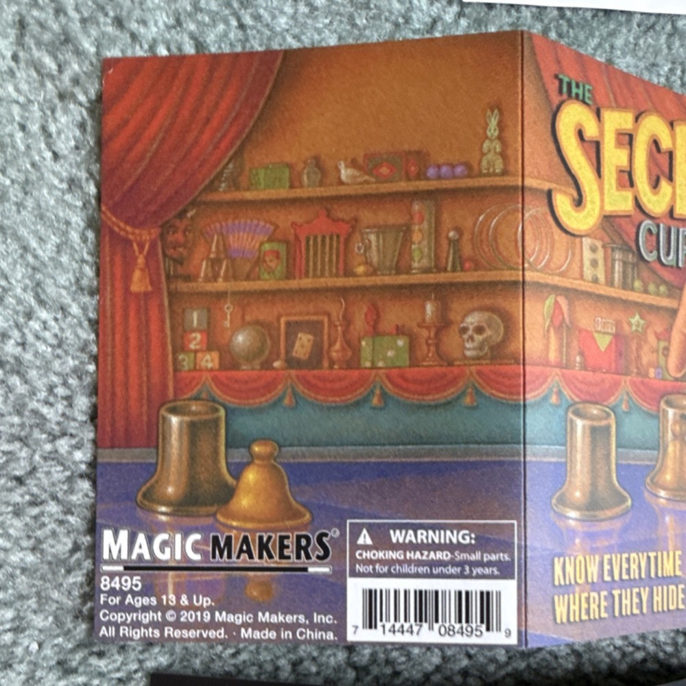 Magic Makers Magic Tricks Box Set Dice Cups Ring Master Sizzle Stick