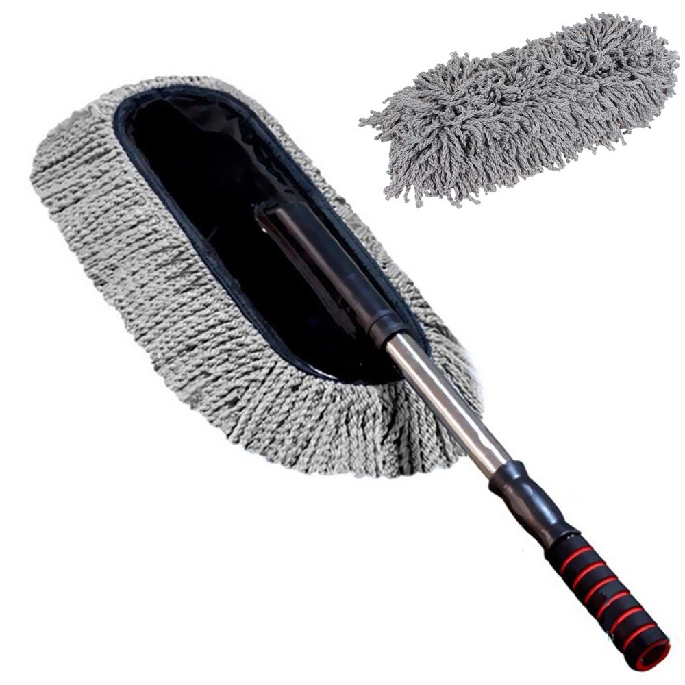 Car Cleaning Duster Nano Wire Microfiber Home Wax Treated Plastic Handle