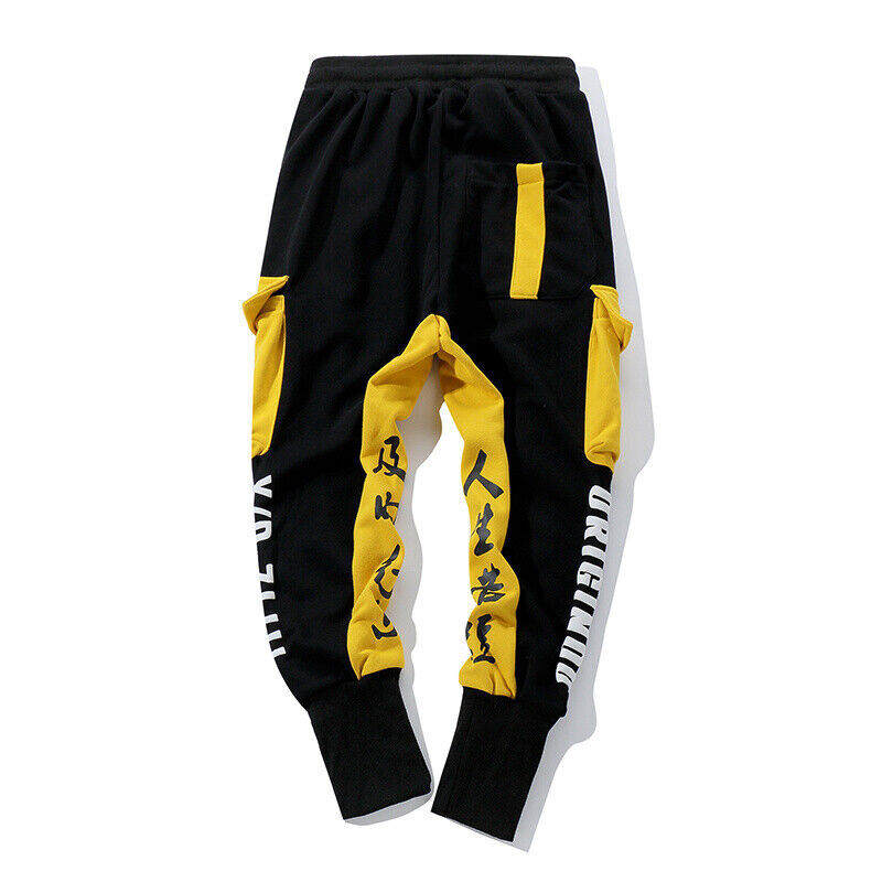 Niepce Streetwear Bruce Lee Trainer Style Jogger Pants Soft Cotton Sweatpants