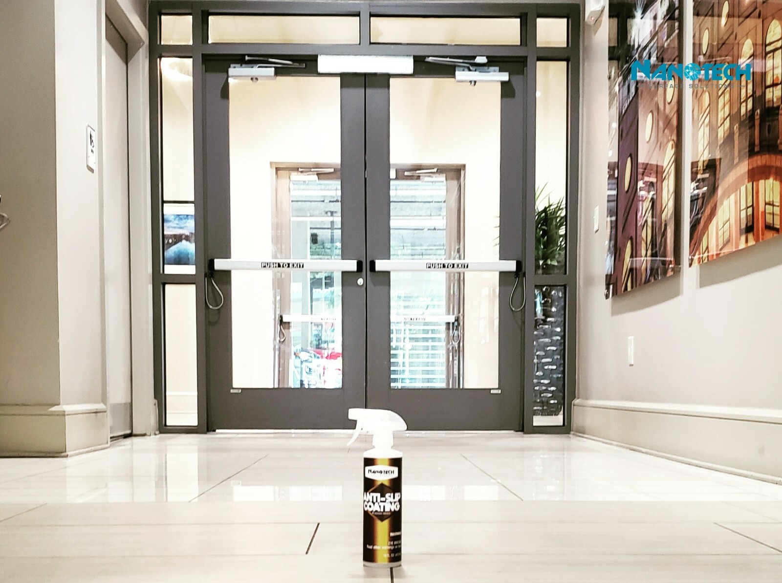 Nanotech Anti-Slip Coating, For Ceramic, Porcelain Tiles, Works in Mins- 16 Oz