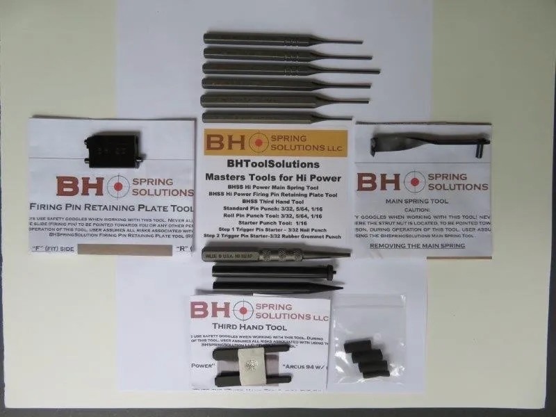 BHSS Spring Solutions Master Tools Kit for the Browning Hi-Power