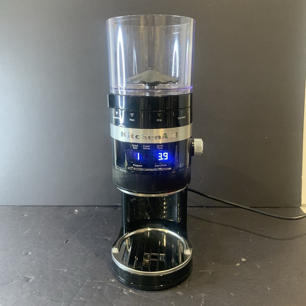 KitchenAid Burr Coffee Grinder Black (KCG8433OB) Read