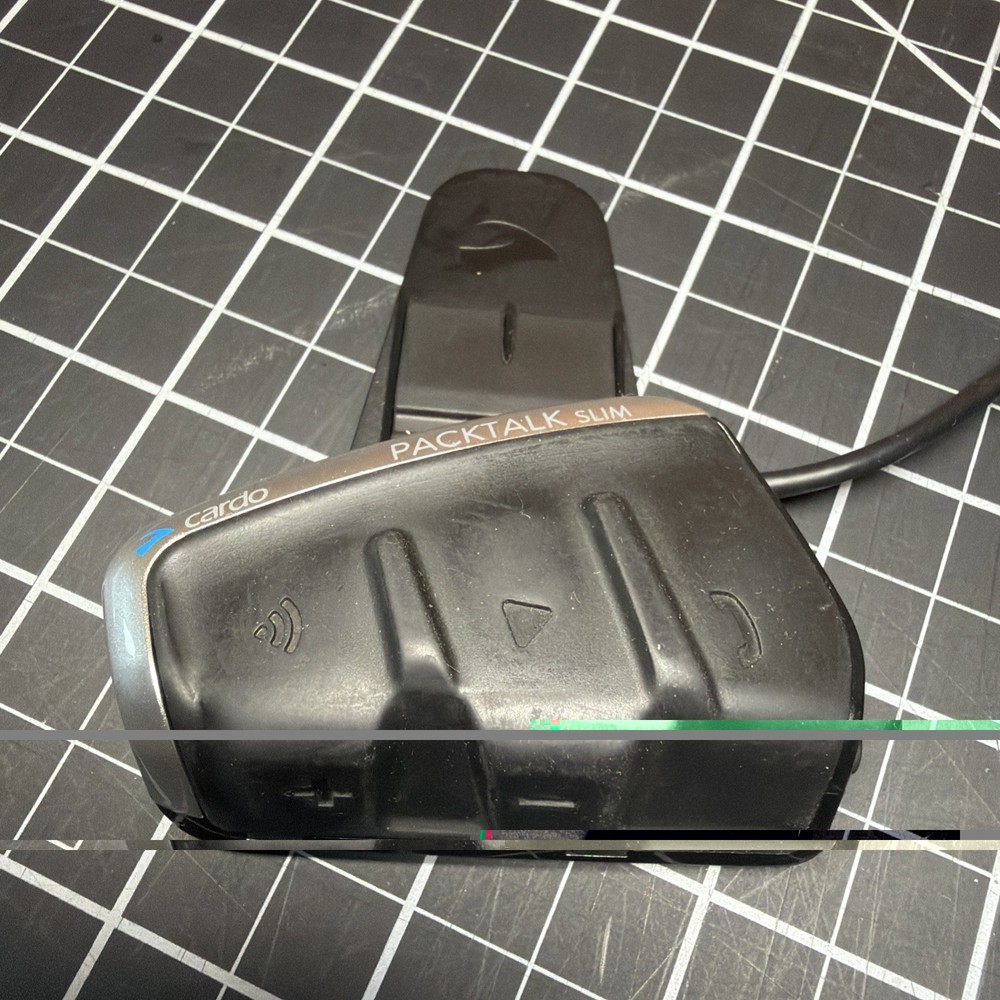 Cardo Packtalk Slim Motorcycle Bluetooth Communication System Headset