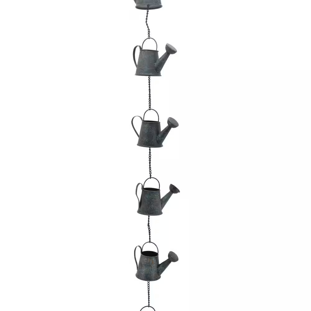 Rain Chain with Watering Cans