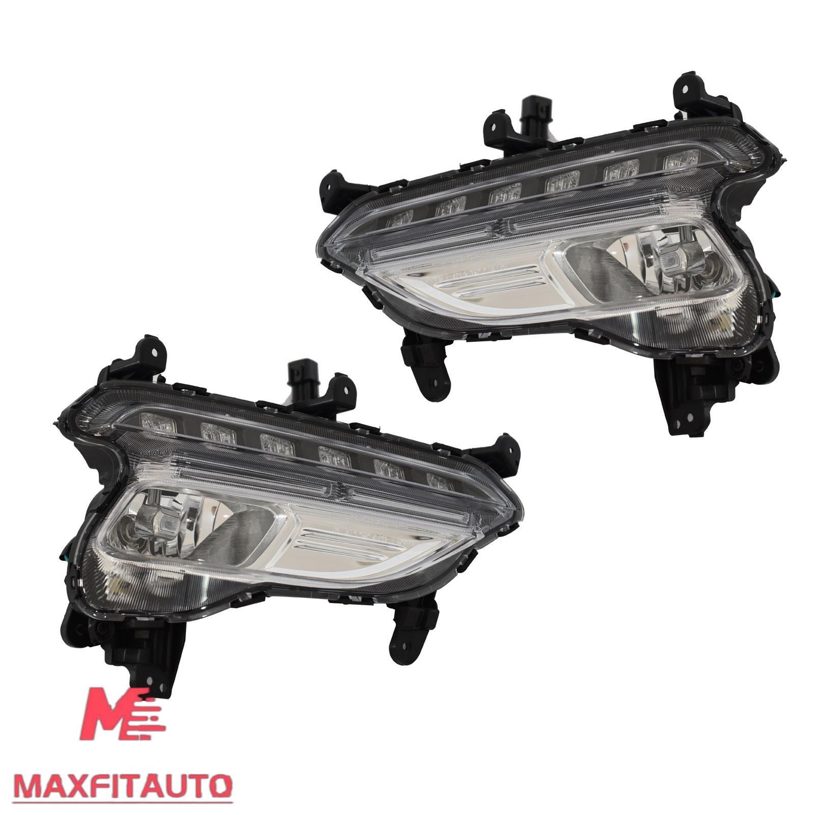 Fits Hyundai Santa Fe Sport 2017-18 Grille/Bumper/Fog Light/Bezel W/Chrome Trim