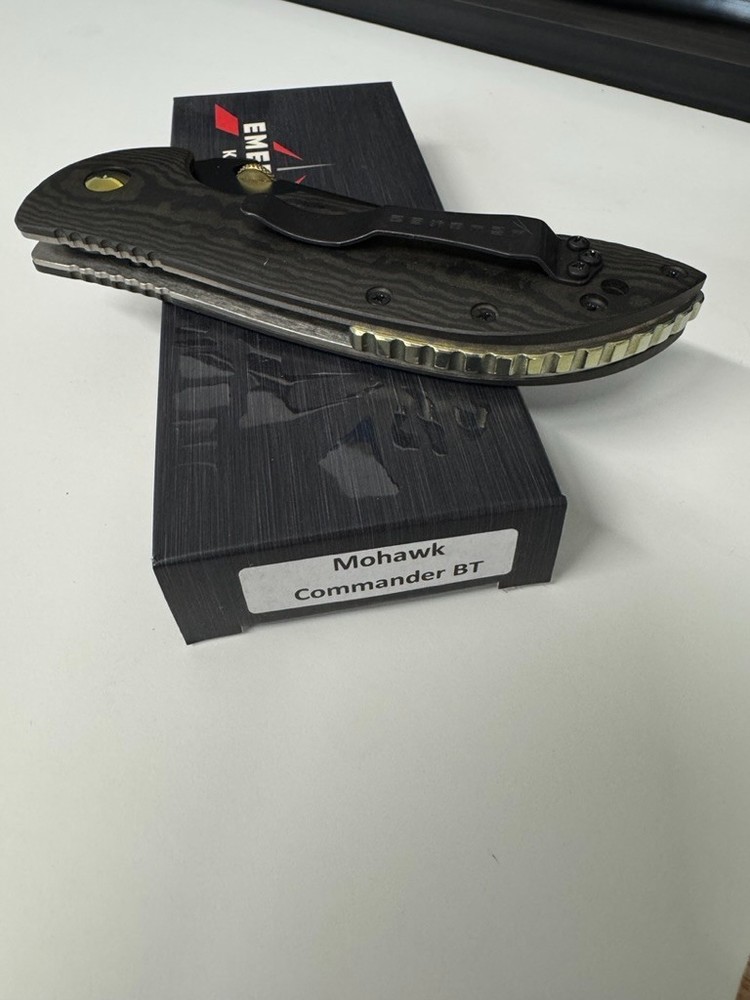 Emerson Mohawk Commander - BT TI - Gold Bling - NEW MINT