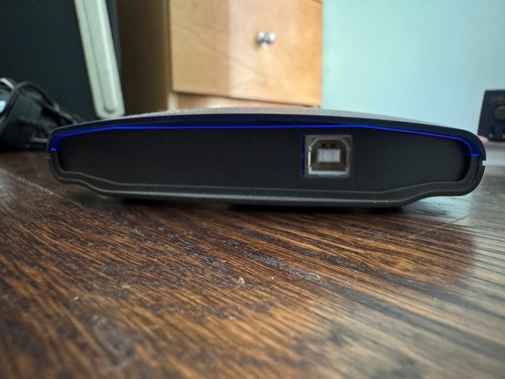 Iomega Zip 250 External Drive Data Blue USB Storage Disk Drive - Not Tested