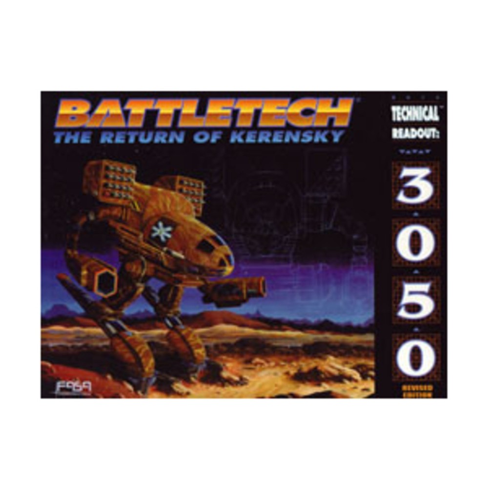 FASA Battletech  Technical Readout 3050 - The Return of Kerensky (Revised E VG
