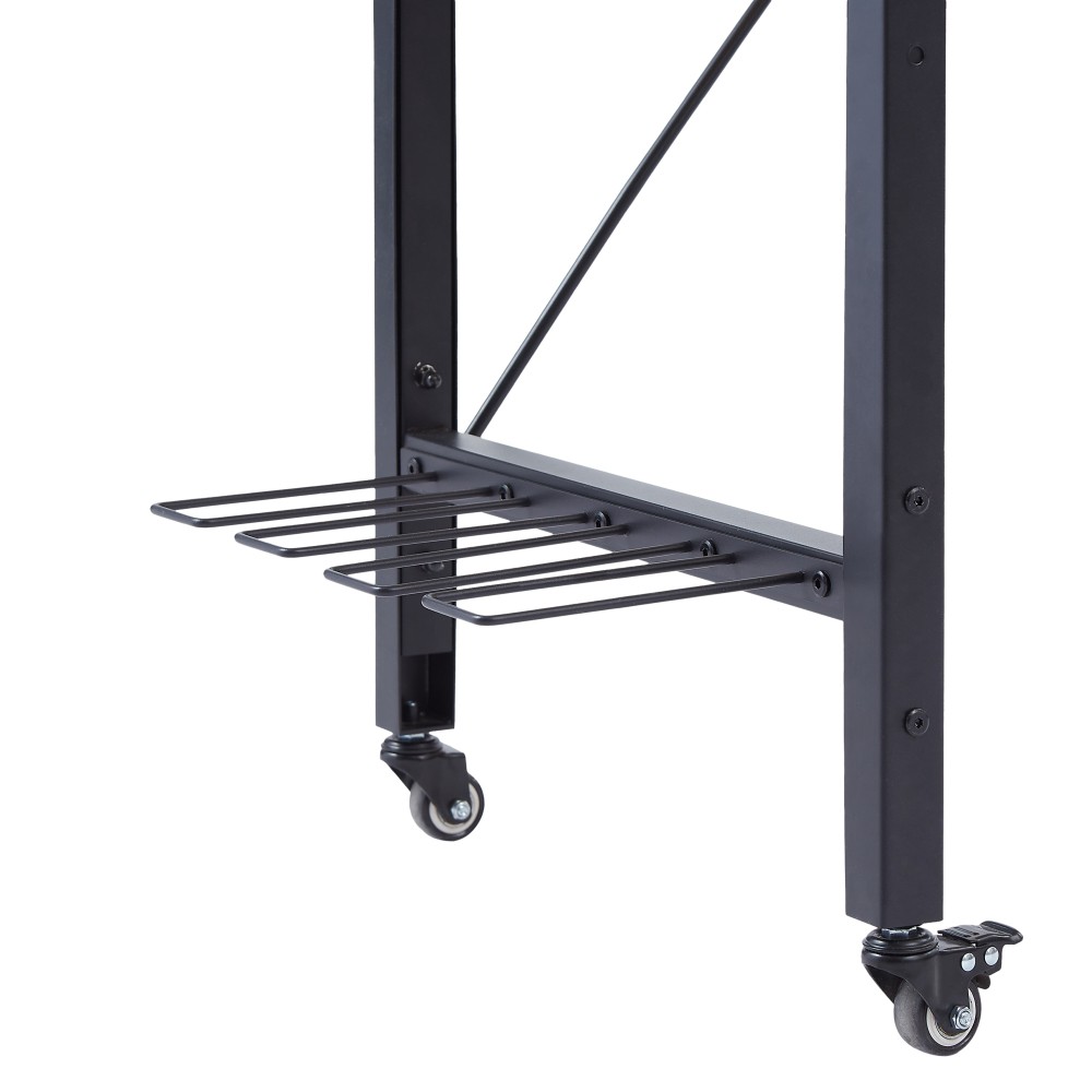 71'' Heavy Duty Adjustable Workbench w/ Wheels, Pegboard, AC/USB Outlet & Shelf