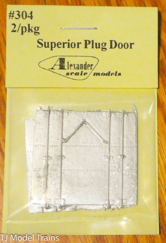 Alexander Scale Models #304 Superior Plug Doors (Light Metal Casting)