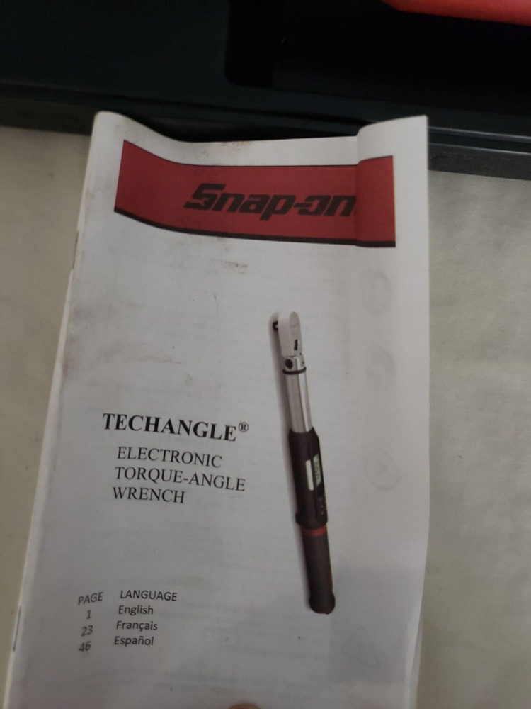 Snap-On 1/2” RED Electronic Digital Torque Wrench ATECH3F250VR ATECH3F250