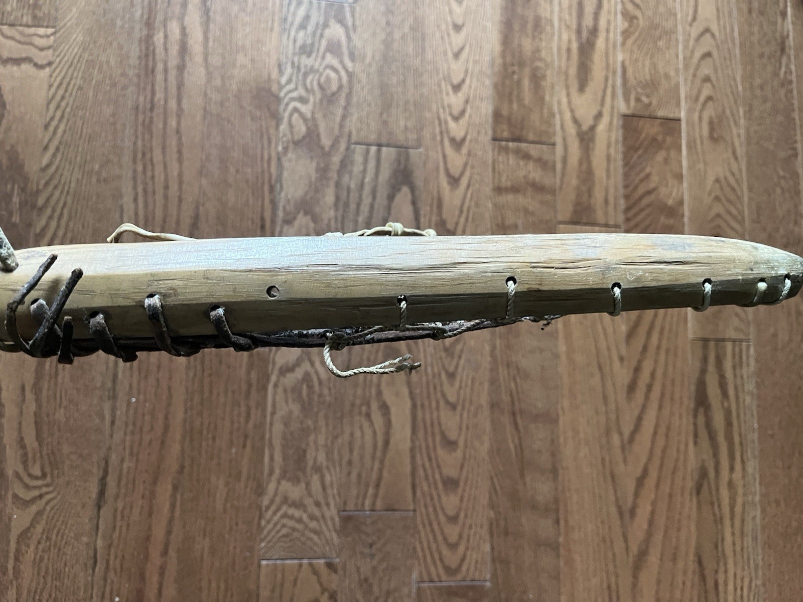 Vintage Youth/Mite Canadian Wood Box Lacrosse Stick - 32”