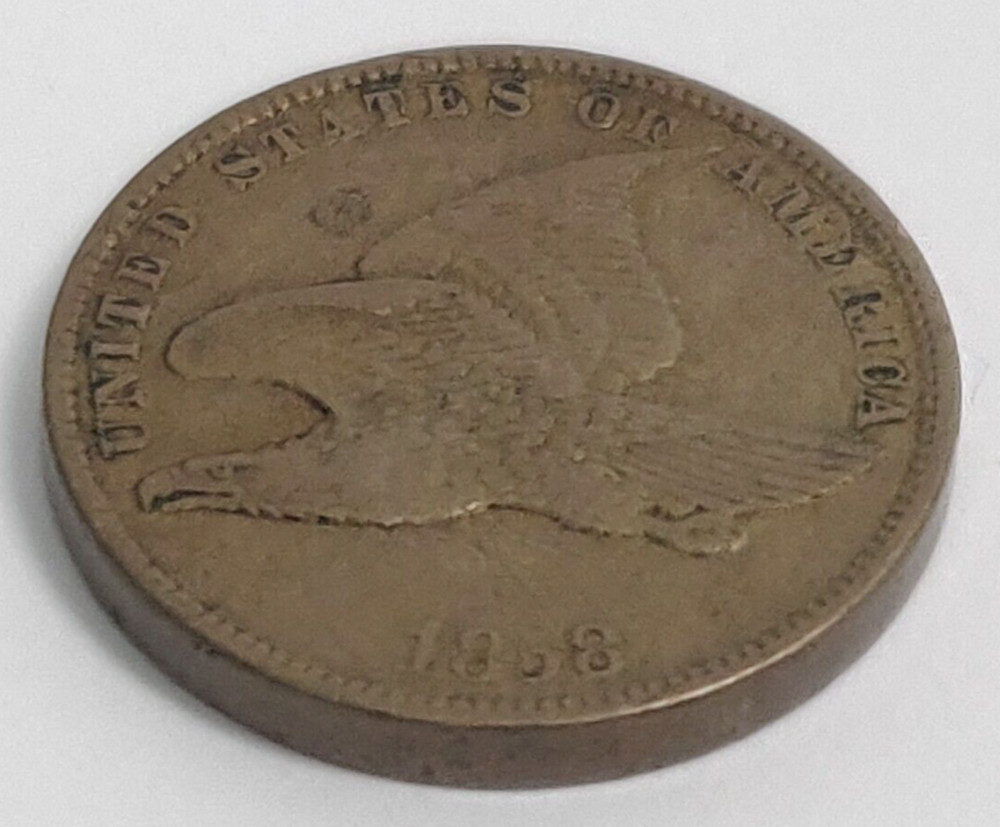 1858 FLYING EAGLE CENT SMALL LETTERS