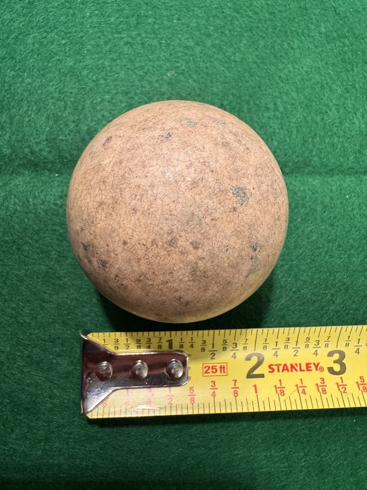 Vintage “Clay” Solid White Billiard Pool Ball Collectible