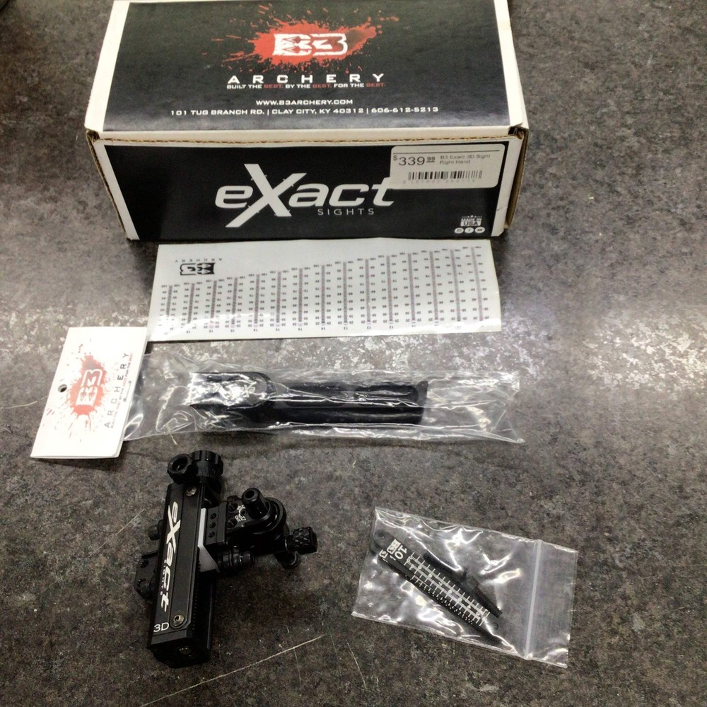 Used B3 Exact 3D Target Sight/Rh Bridge-Lock