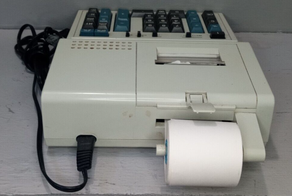Vintage Hermes Precisa Electronic Calculator Printer Model #5600